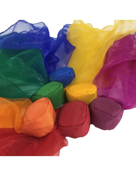 Bean Bag Scarves, Set of 6 (Activo)