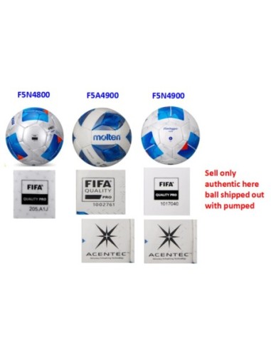 Molten Soccer & Futsal Balls (F5A4800 / F5N4800 / F9A3555)