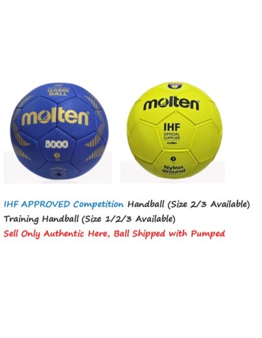 Molten IHF Handballs (H3A5000 / H3R-L)